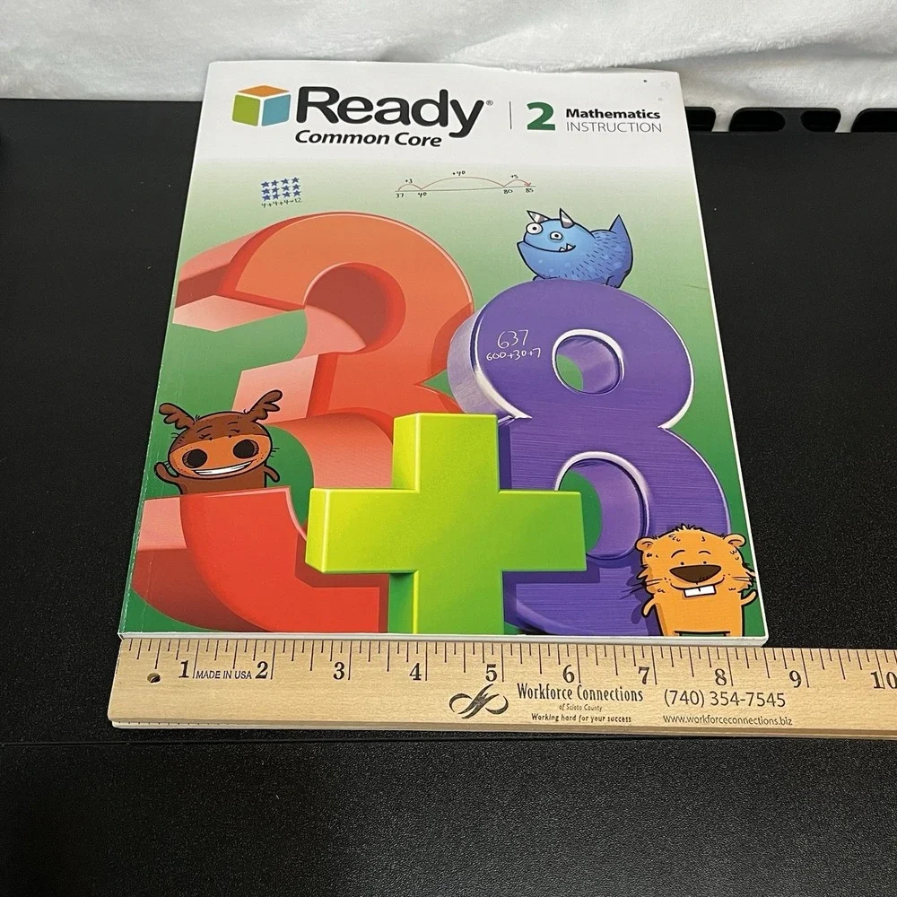 2nd Grade READY Common Core Math Instruction Workbook New Grade 2 Homeschool